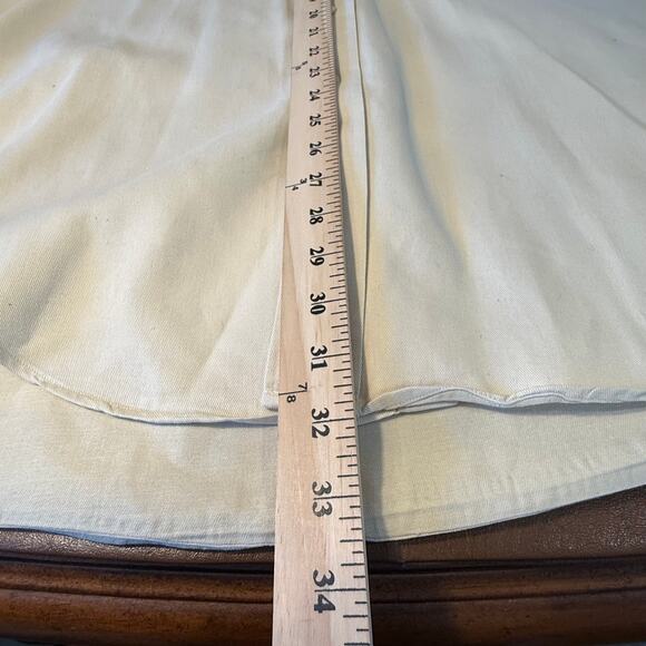 Ralph Lauren Blaire 100% Cotton Button Down Oxford Shirt Beige M Preppy Classic - Picture 6 of 7